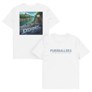 [PLAYGROUNDS OF BELGIUM] PUREBALLERS T-SHIRT – DINANT BLACK/WHITE EDITION